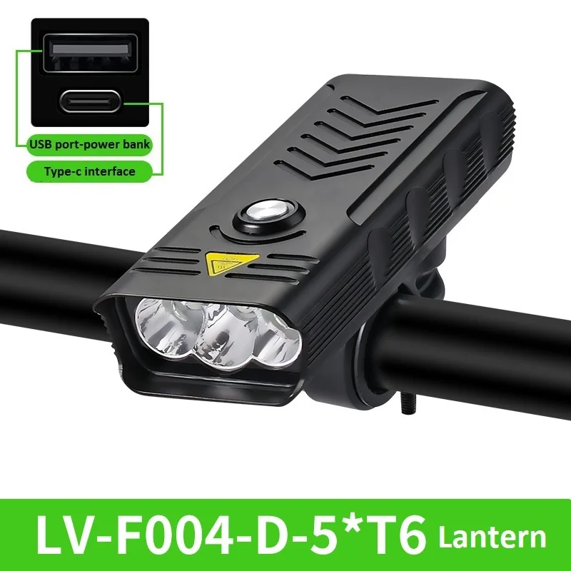 Передний светодиодный фонарь для горного велосипеда двойсветильник Ночной