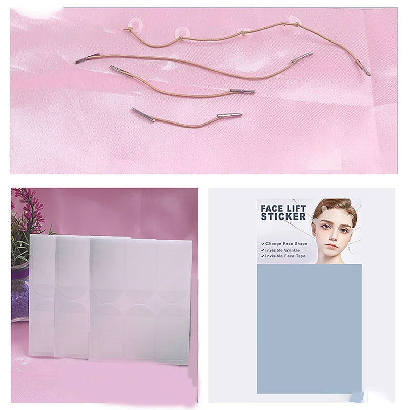 

18Pcs Invisible Thin Face Stickers V-Shape Fast Lifting Facial Lift Up Neck Eye Double Chin Wrinkle Makeup Tape