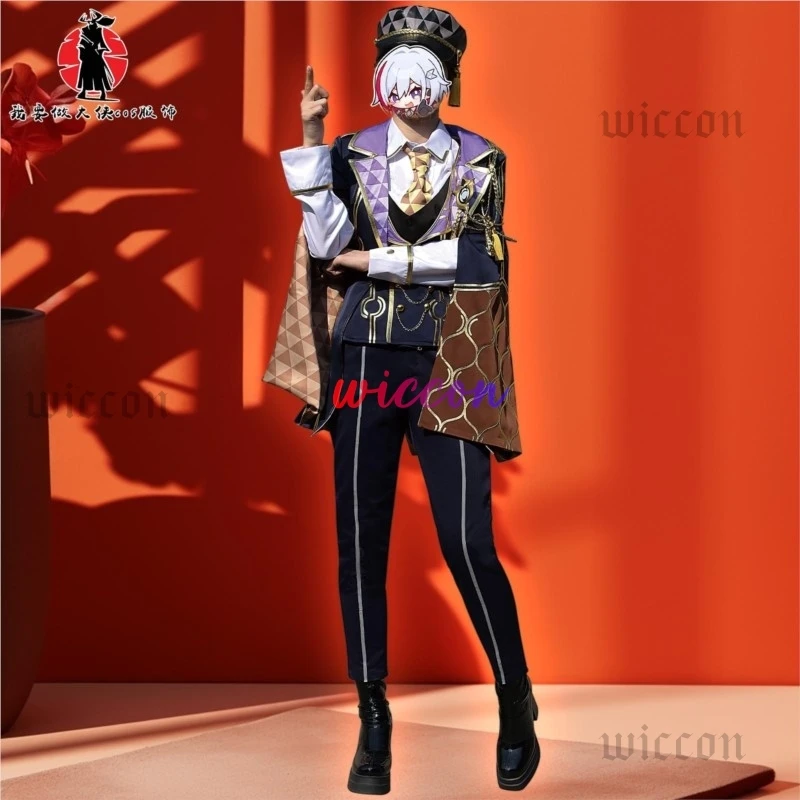 Топаз Косплей Костюм Игра Honkai: Star Rail Honkai Ten Stoneheart Парик Хэллоуин Плюс Размер