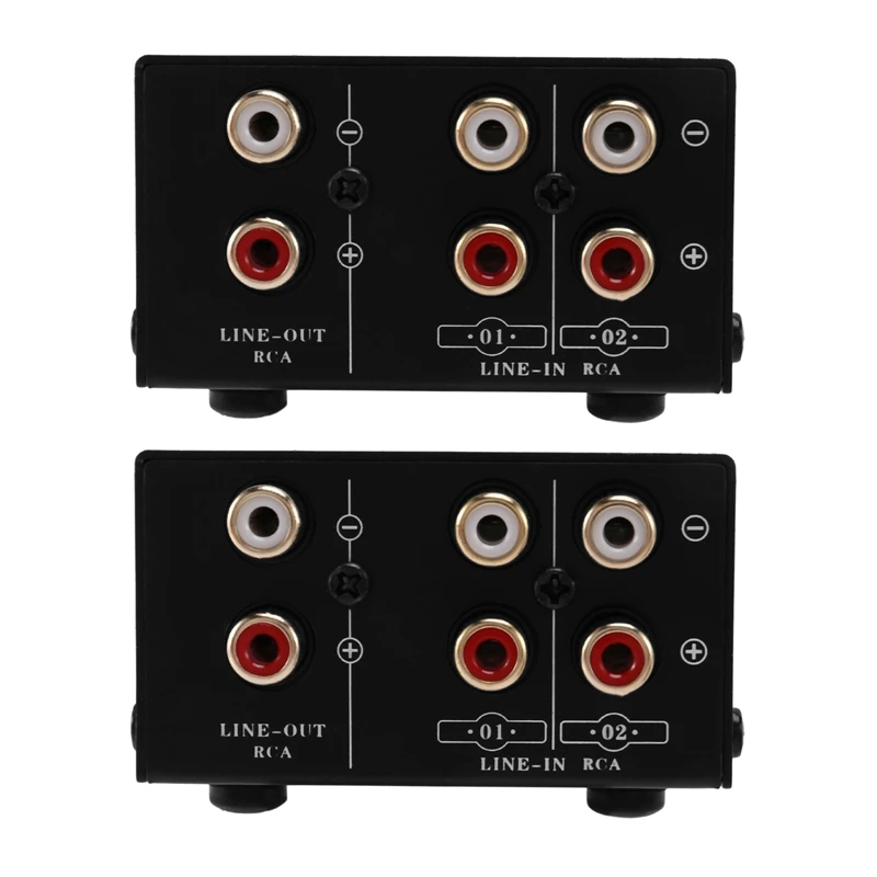 

2X 2 In 1 Out Or 1 In 2 Out Audio Source Signal Selector, Switcher, Speaker, Audio Source, Switcher, RCA Interface