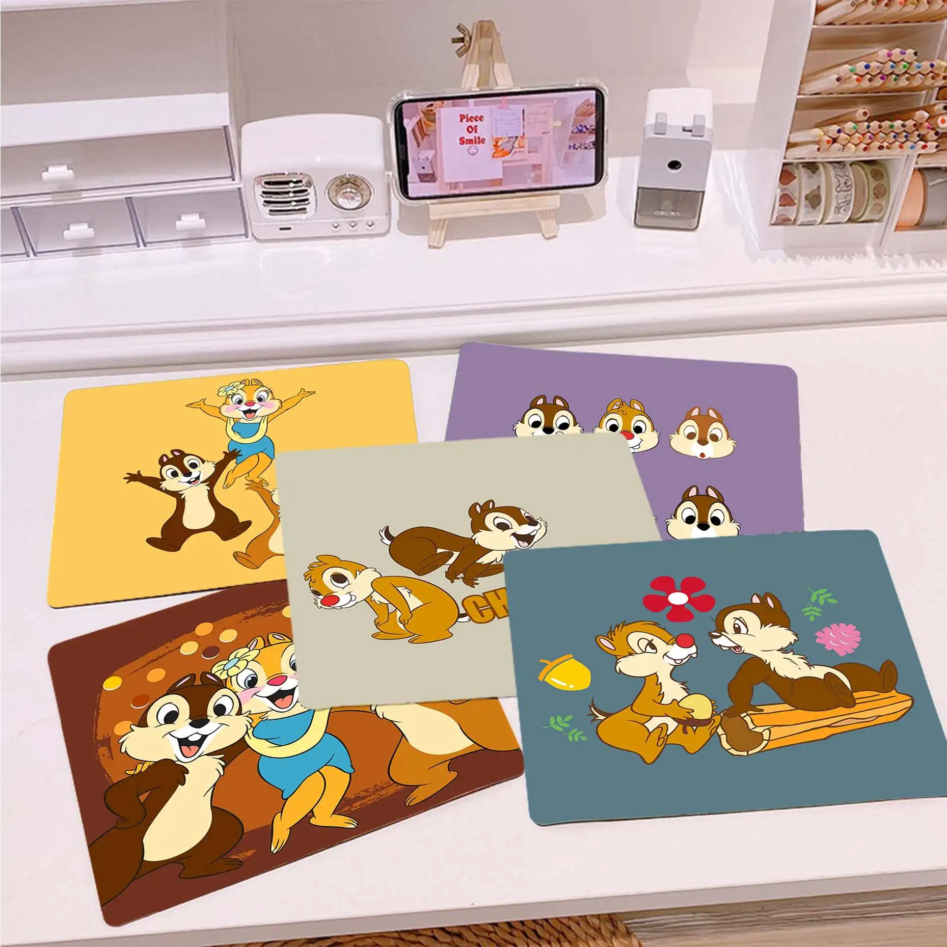 

Hot Sales Disney Cartoon Anime Chip Dale Laptop Computer Mousepad Top Selling Wholesale Gaming Pad mouse