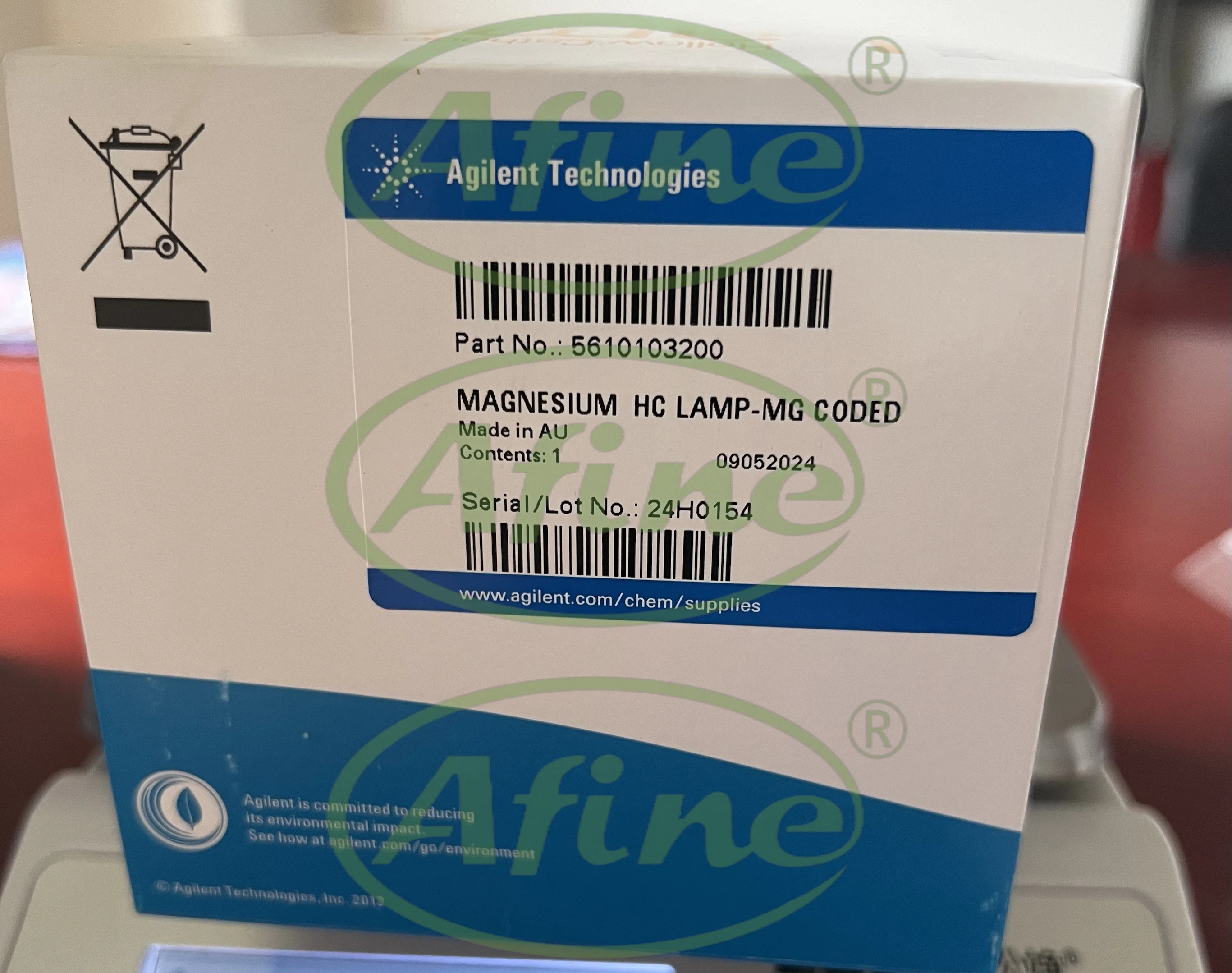 AFINE Agilent одноэлементные полые катодные лампы 5610103200 Одноэлементная полая катодная