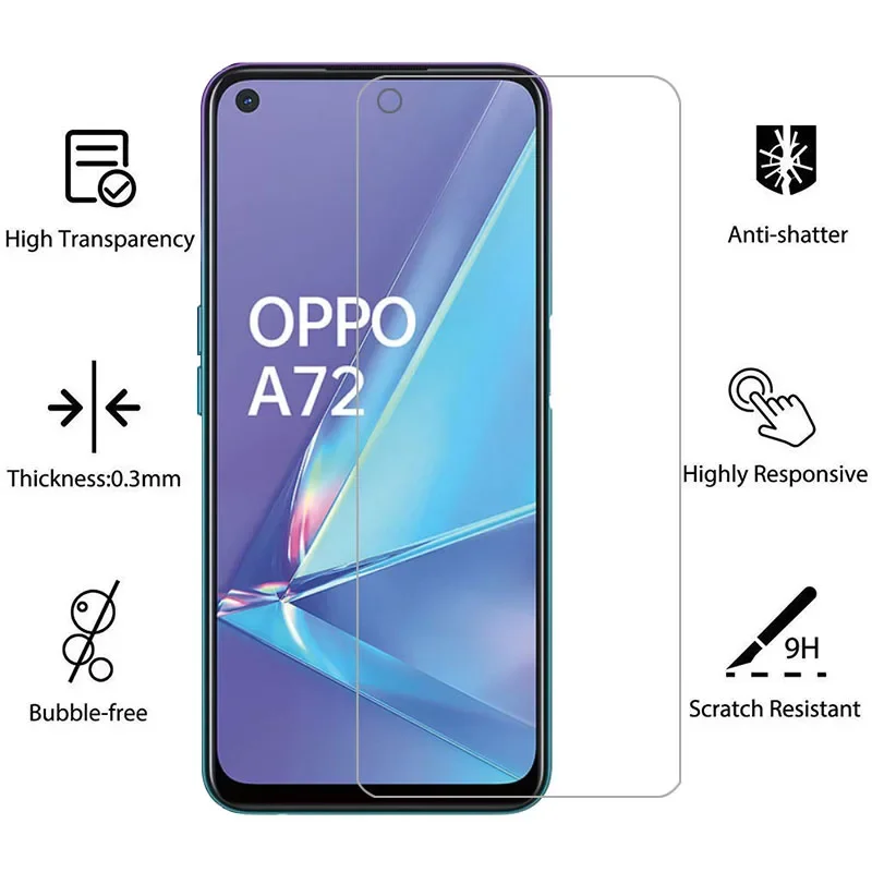 чехол для oppo a72 защитная пленка экрана из закаленного стекла на oppoa72 a 72 72a 6 5 сумка