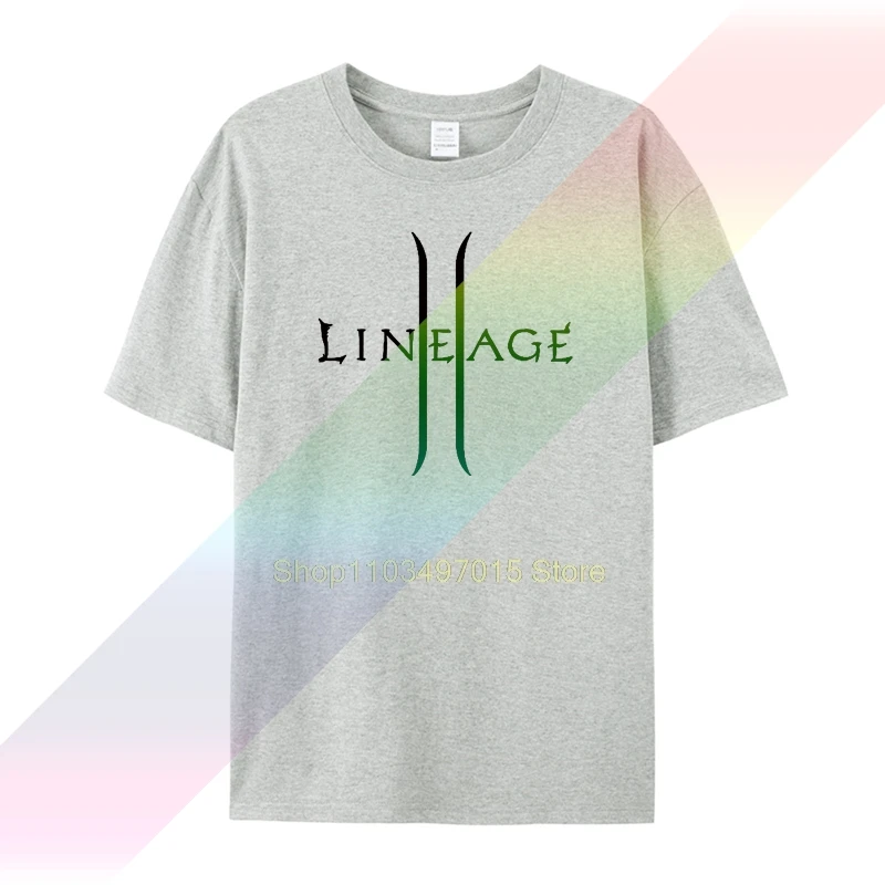 Дизайнерская футболка Lineage 2 с хаотическим престолом топ Мужская из лайкры и