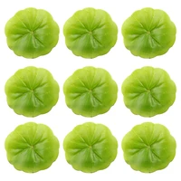 30pcs pool floating decoration floating lily pads realistic water lily pad aquarium flower ornament floating pond