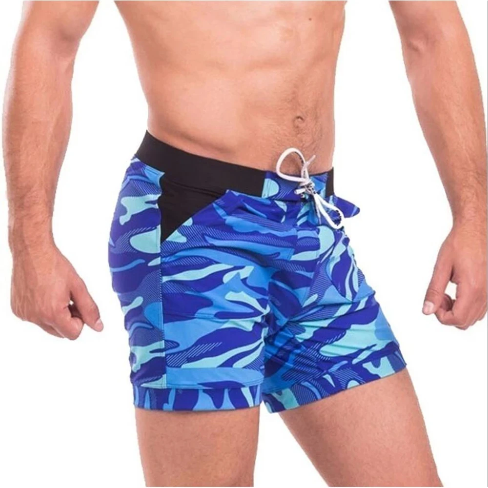 

Men's Swimming Trunks Summer Swimming Fitness Shorts Men's Fashion Sports Beachwear Quick-Drying Stretch Beach Pants Trunks