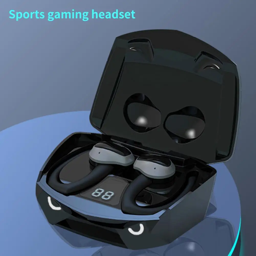 

Convenient Wireless Earbud IPX5 Waterproof Non-delayed Fashionable Bluetooth-compatible5.1 Sports In-ear Ear Hook Earphone