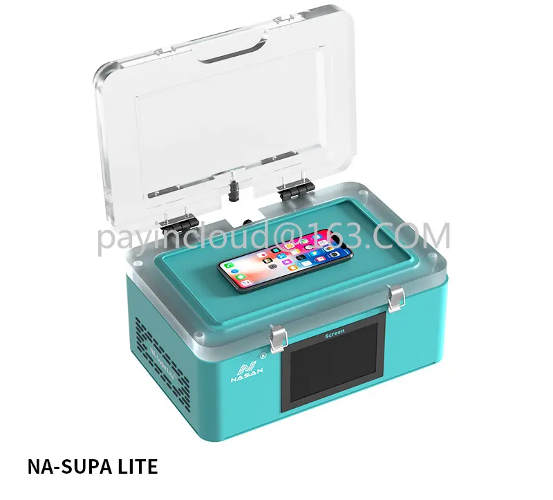 For Flat Curved Screen LCD Repair Air Bag Lamination No Air Compressor Required NA-SUPA LITE Mini LCD Laminate Machine