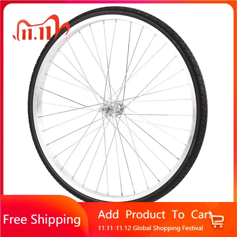 

Racing Road Bike Wheel Clincher Rim Brake Pushbike Large Size Alloy Wheels Bicycle Spokes Quadro De Bicicleta Gravel Frame SQC