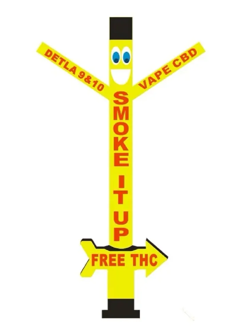 1 шт. 5 м открытая надувная трубка Мужская реклама гигантский надувной парень Мах