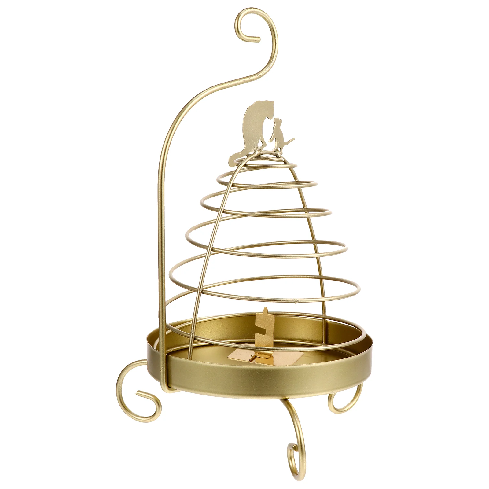 

Holder Rack with Hook Holder Stand For Home Use ( Golden )