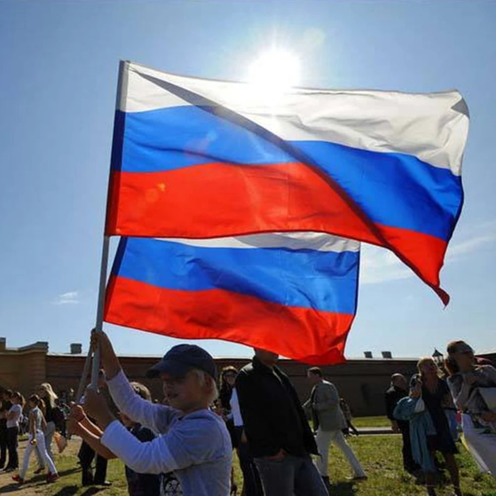90*150 см белый синий красный российский флаг Российской Федерации рус Флаг