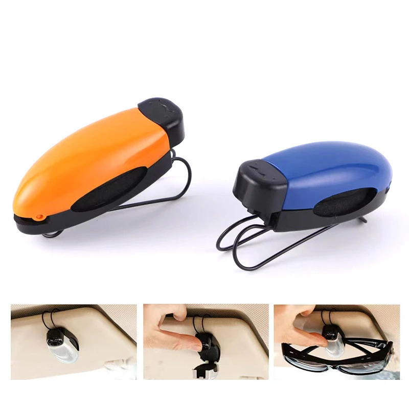 

Автомобильный солнцезащитный козырек, зажимы для очков, универсальный автомобильный зажим для солнцезащитных очков, держатель для карт и билета, застежка, аксессуары для интерьера автомобиля