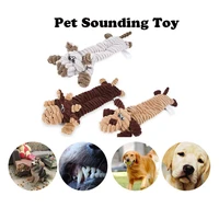gift relieves anxiety cartoon elieve boredom dog chew squeaky toys corduroy plush pet sounding toy