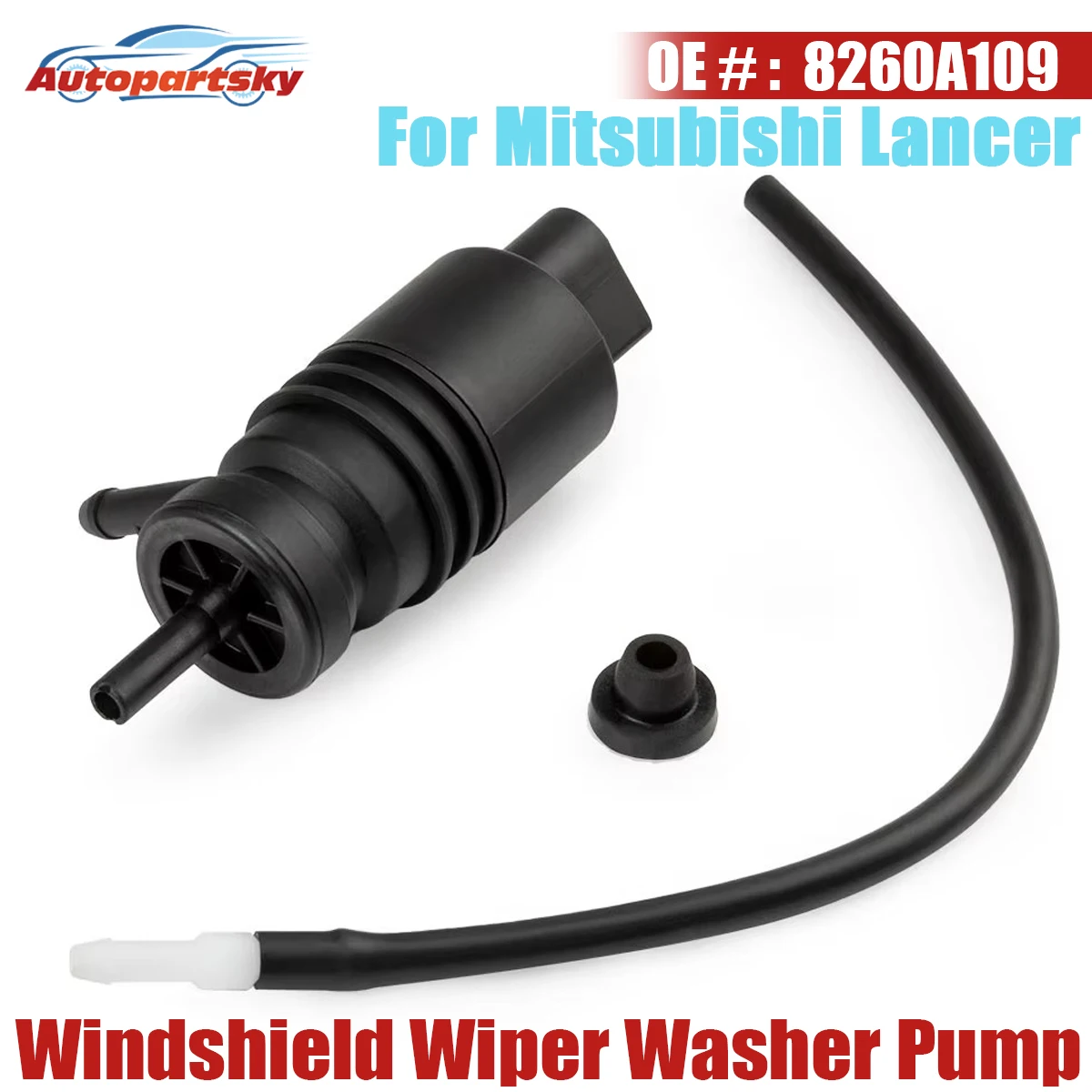 

Насос омывателя лобового стекла 8260A109 для Mitsubishi Lancer 2.0L 2.4L 2008-2015, аксессуары для ремонта, часть