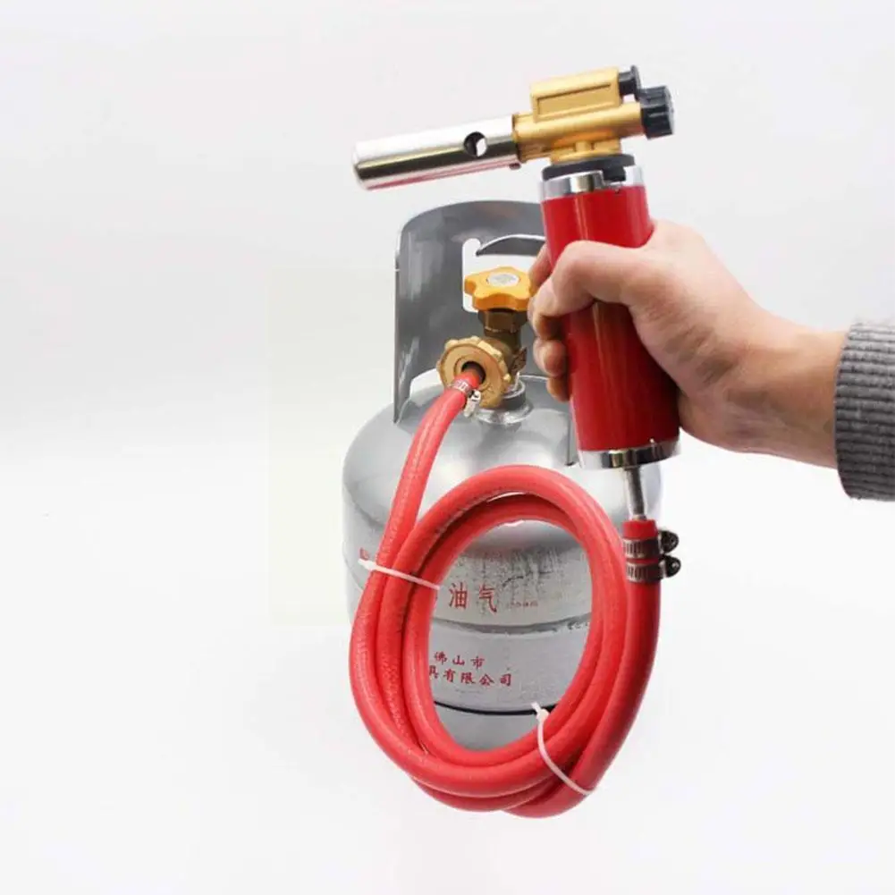 

Ttached Gas Gun Adapter, Gas Tank Adapter Torch Connection, Gas Stove Connector Cooking, Welding, Container, Z4Z2