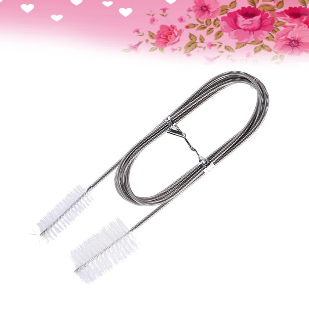 

Brush Cleaning Drain Pipe Hose Cleaner Filter Air Wire Aquarium Sewer Gap Dishwashertank Floor Ended Double Tube Straw Flexible