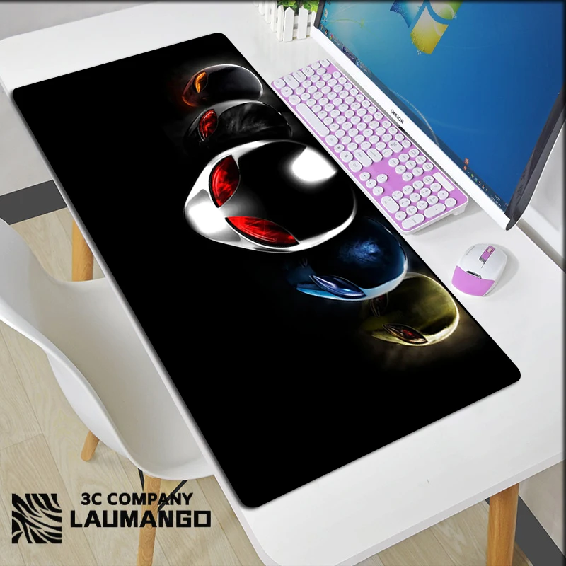

Коврик для мыши Alienware, игровые аксессуары для ПК, геймерский Аниме Коврик для клавиатуры и мыши, Настольный коврик, большой ковер для шкафа, к...