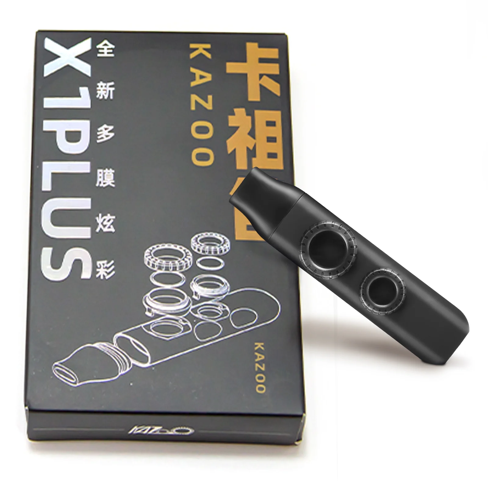 Портативный музыкальный инструмент Kazoo с двойным отверстием Kazoos мембранные