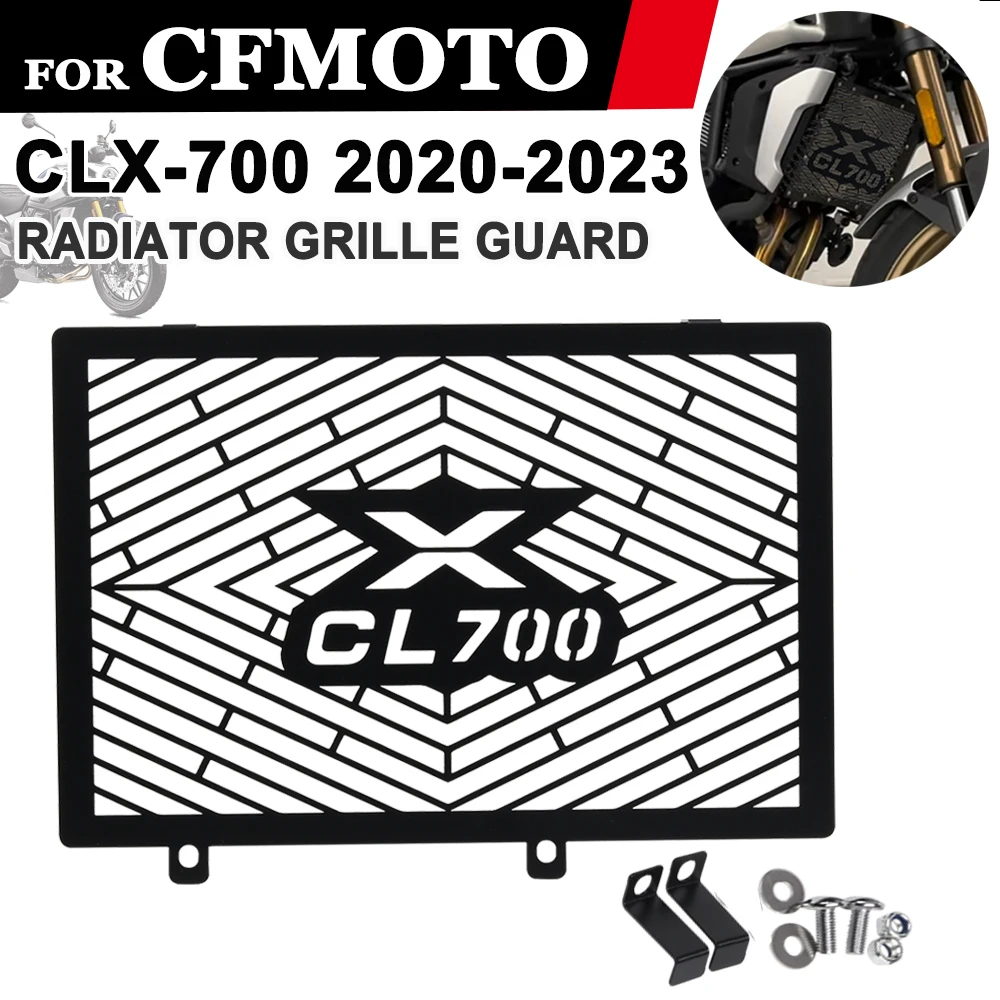 

For CFMOTO CLX-700 CLX700 700CLX CF CL-X700 2020 - 2023 Motorcycle Accessories Radiator Grille Guard Grill Cover Fender Net Mesh