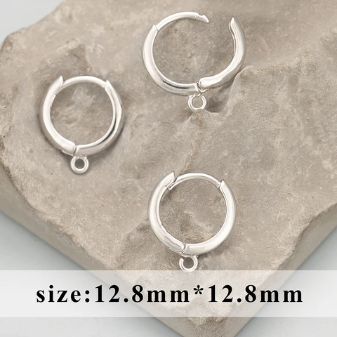 GUFEATHER подвески с застежками из 18-каратного золота с родиевым покрытием