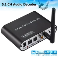 digital 5 1 eu audio decoder dolby dtsac 3 optical to 5 1 channel 6 rca analog converter sound adapter for amplifier speaker