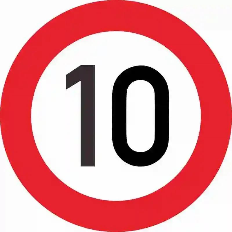 

10 см наклейка на автомобиль, ограничение скорости 10 20 30 40 50 60 70 80 90 км/ч для различных украшений автомобиля, ограничительные знаки скорости