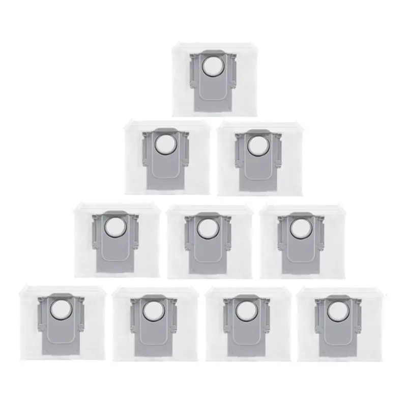 Фото T80C! 10 шт. мешков для сбора пыли для робота-пылесоса Xiaomi Roborock Q7 Max/Q7Max+/T8/G10S/G10SPRO, сменные запчасти для удале №3