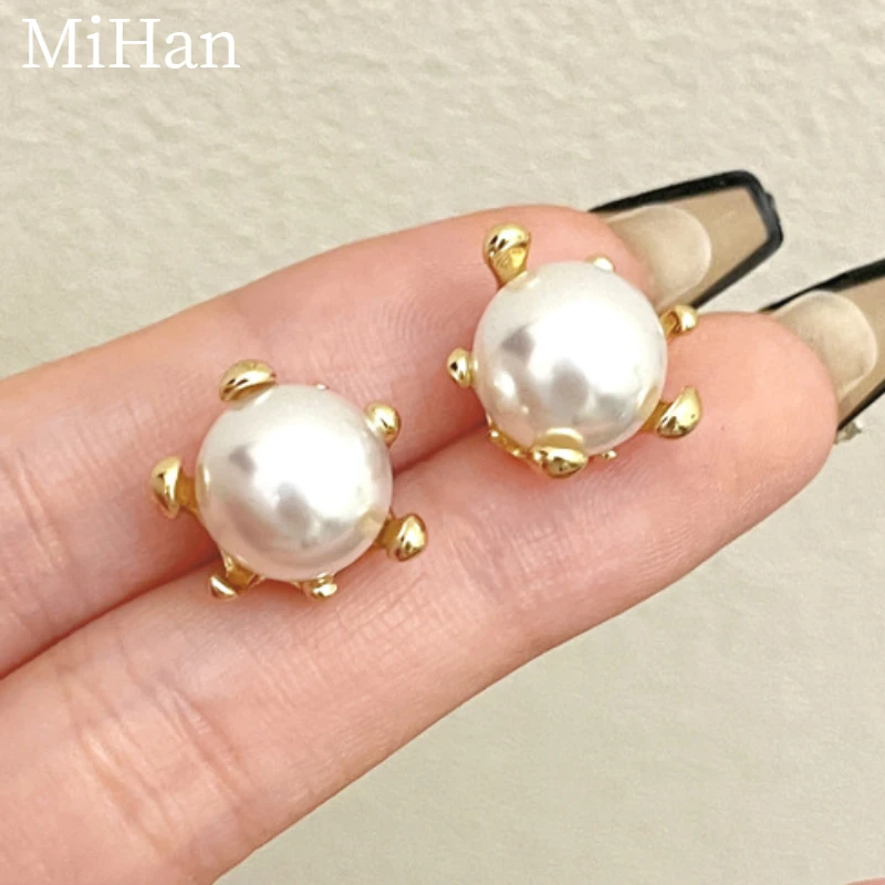 

Fashion Jewelry 925 Silver Needle 2023 Trend New Elegant Temperament Simulated Pearl Earring For Women Fashion Accessories