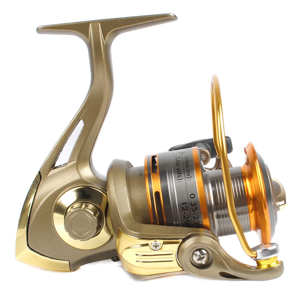 Fishing Reel 5.4:1 7+1BB Spinning Reel Aluminum Spool Ultra-Light High Speed Saltwater Freshwater Sea Fishing Bass Carp Catfish