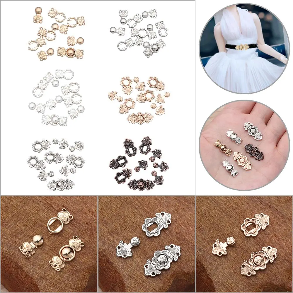

Mini Ultra-small Dolls Sewing Accessories 15/18mm Shoes Buckles Doll Bags Clothes DIY Dress Decor Metal Belt Buckle
