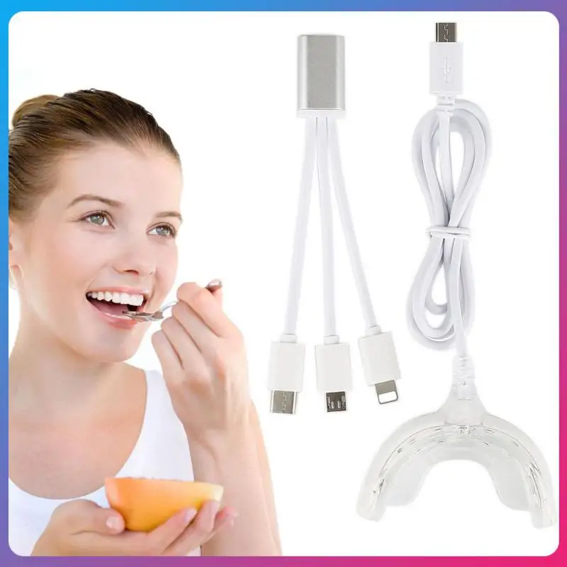 

Wholesale Portable Tooth Whitening Device Teeth 4 USB Charge 16 LEDs Blue Lights Whitening Instrument High Quality