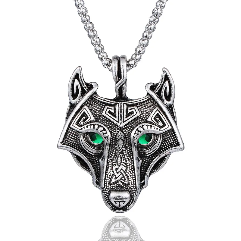 

Colar Masculino Necklaces Men Collares Goth Collier Wolf Colgantes Collar Hombre Vintage Cadena Kolyeler Steampunk Gargantillas