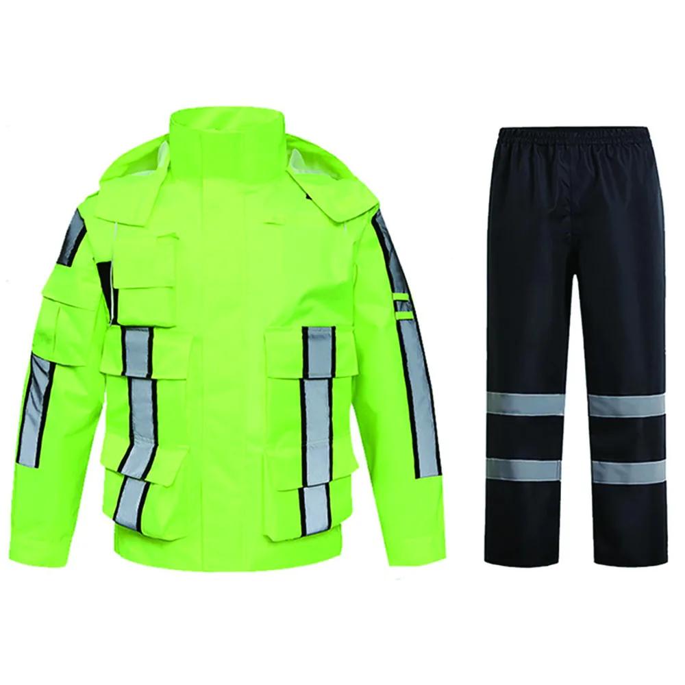 

Дождевик водонепроницаемый светоотражающий Ультратонкий дышащий и удобный дождевик для мужчин от дождя мотоциклетный костюм одежда для рыбалки