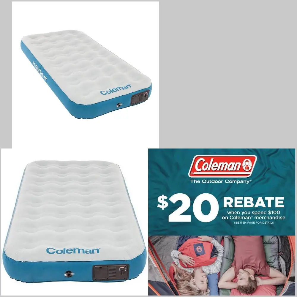 

Extra-Elite Comfort & Support High Airbed with Patented Built-in Electric Pump, Perfect for Indoor & Outdoor Use.