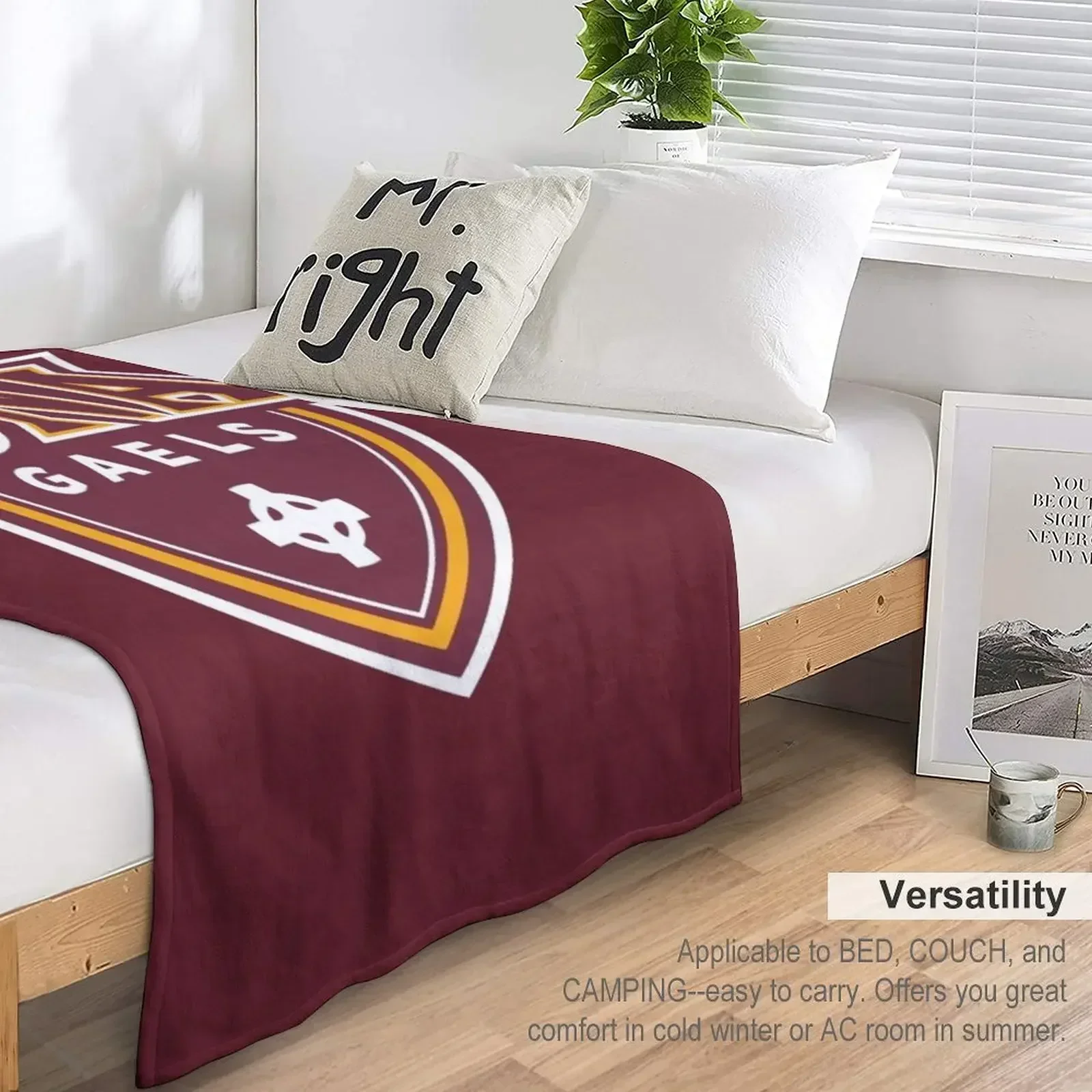 Logo IG - Iona Gaels Плед Теплые зимние Самые мягкие одеяла