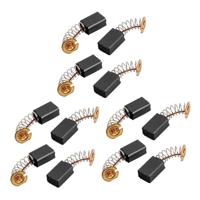 

6 Pairs 12 x 9 x 6 mm Coal Brushes Electric Tool for Electric Percussion Motor