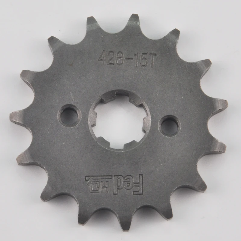 

Motorcycle Front Sprocket 428 15T for Honda ST50 88-90 NSR75 92 MSX125 13-20 Z125 19-20 KD80 88-90 AE80 81-89 AR80 82-92 MAX100