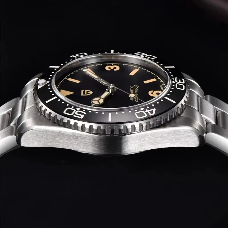 PAGANI DESIGN 2024 Роскошные мужские часы NH35 20 Bar Ретро автоматические для мужчин