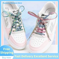 1 pair elastic shoelaces outdoor leisure sneakers quick safety flat shoe lace kids and adult unisex lazy shoestrings 25colors