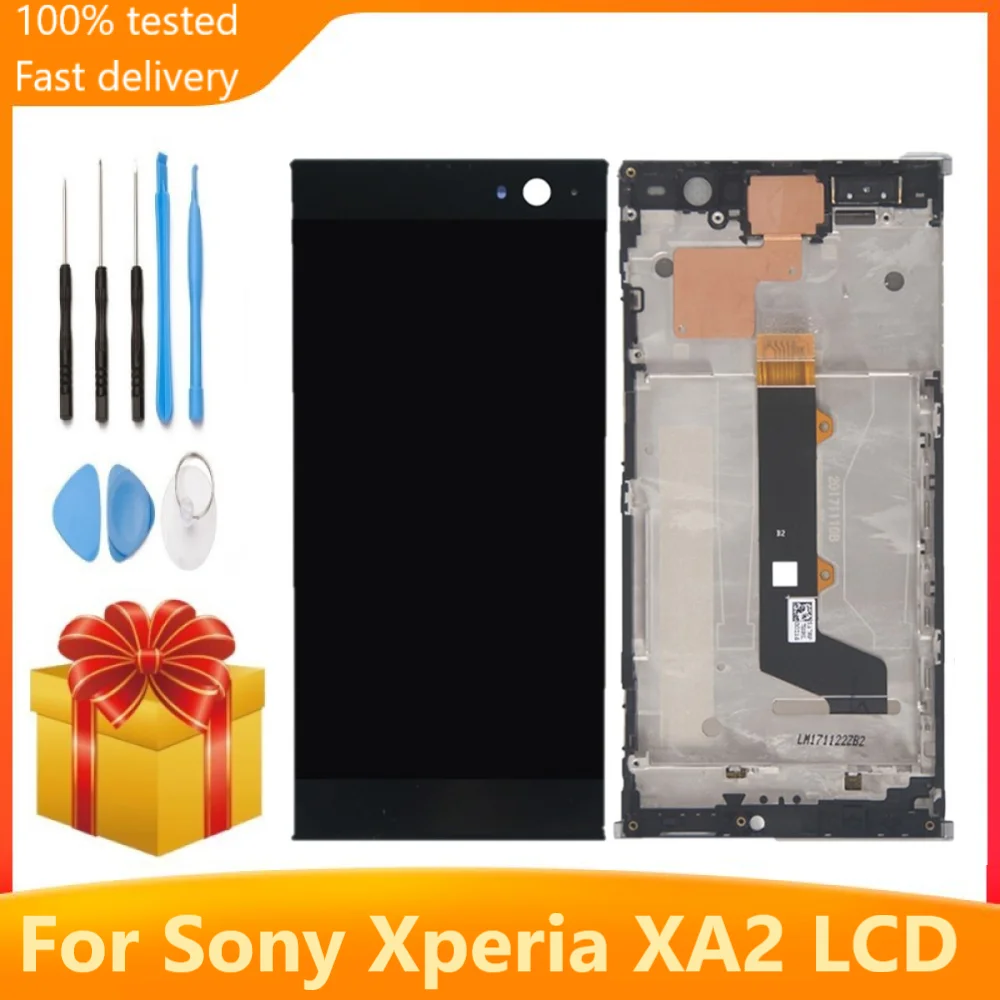 Оригинальный ЖК-дисплей для Sony Xperia XA2 H3113 H3123 H3133 H4113 H4133 модуль панели сенсорного