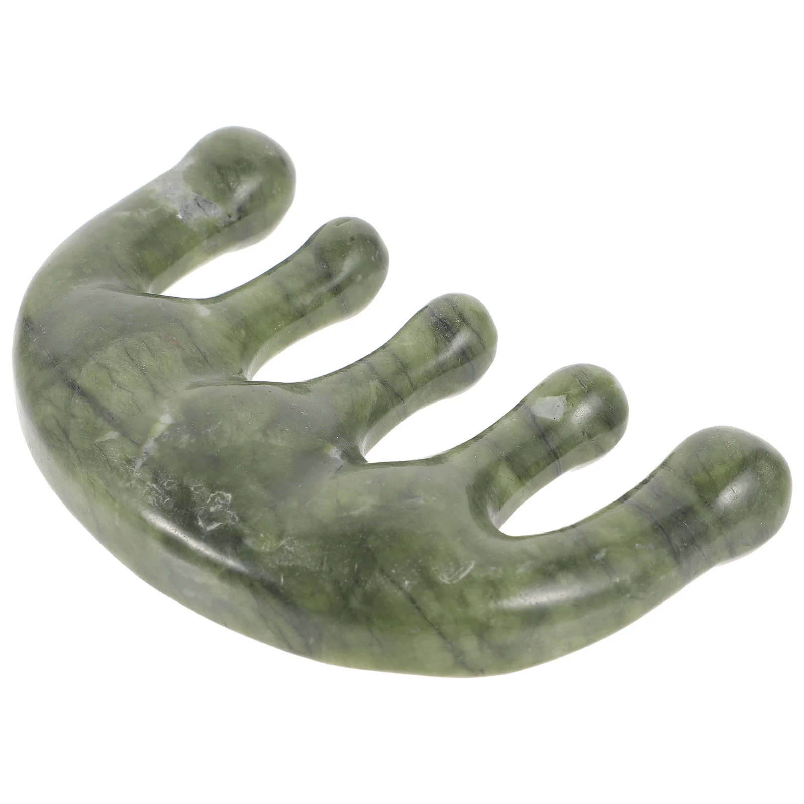 Инструмент для лица массажер нефритовая расческа кожа головы Гуа Ша