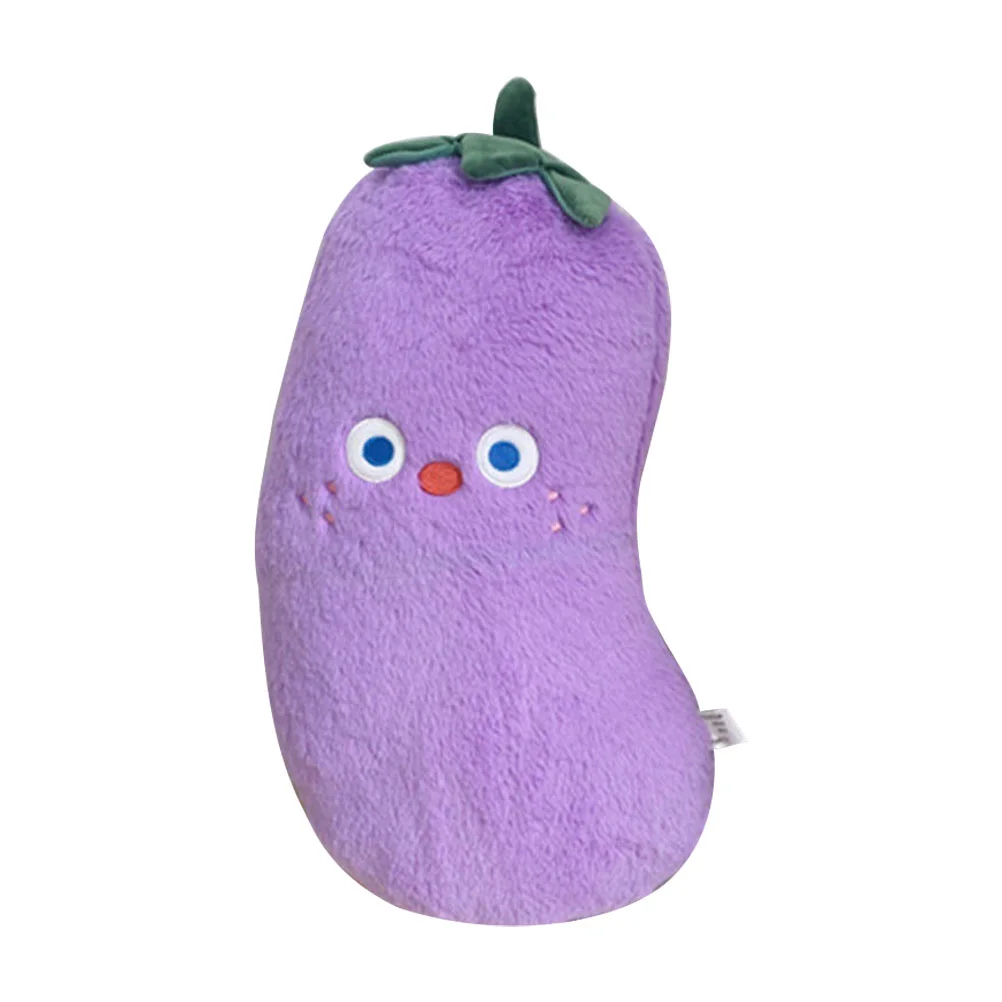 

Pillow Vegetable Toy Stuffed Plush Throw Cartoon Cushion Animal Cuddle Huggable Cute Children Kids Birthday Gift Aubergine Toys