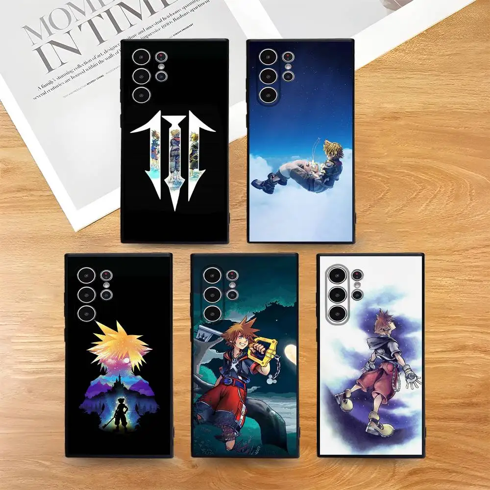Фото Чехол для телефона Game K-Kingdom H-Hearts, приятный для кожи мягкий чехол из ТПУ, совместимый с Samsung S21/S22/S23/S24/S25 FE/Plus/Ultra №1