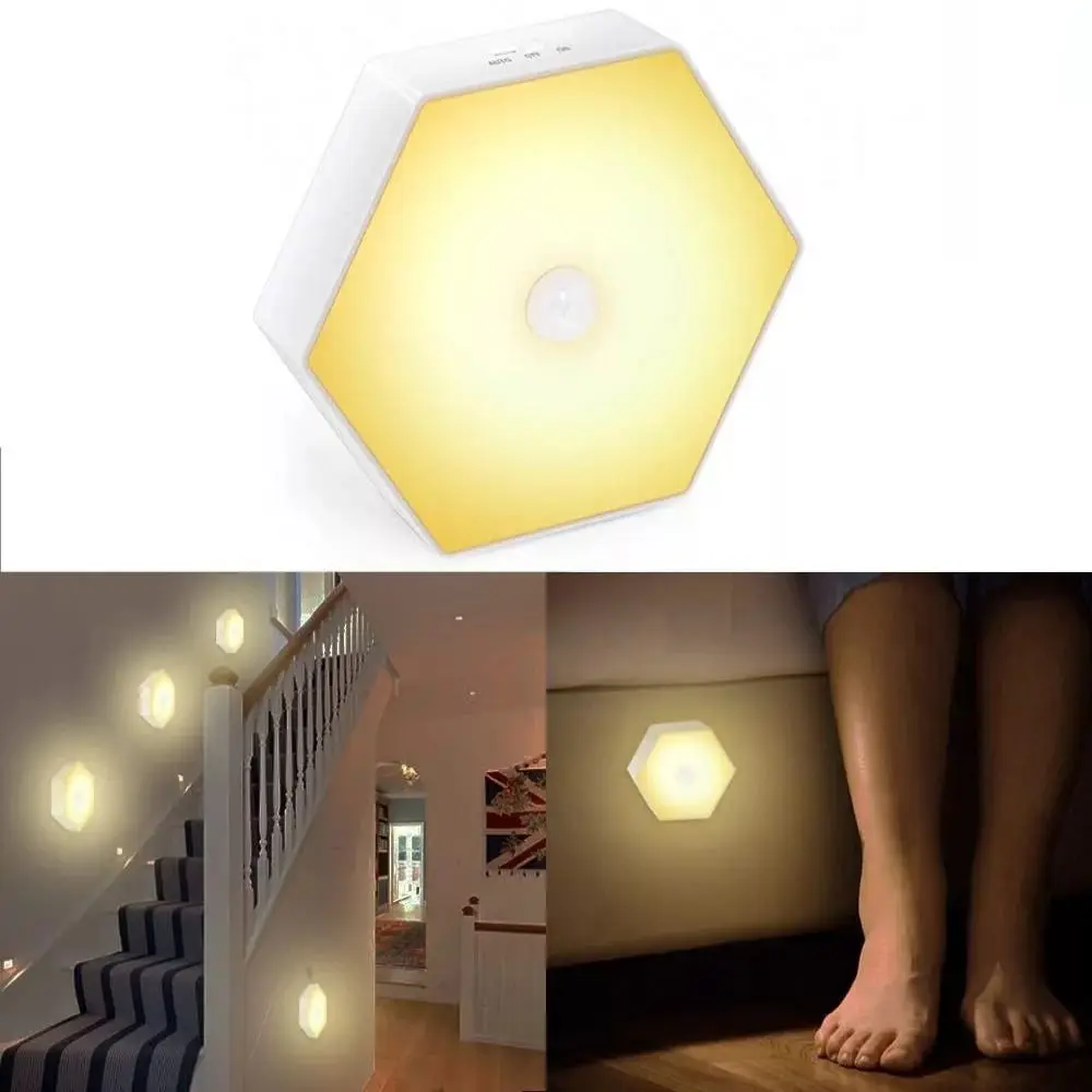 

Bedroom Motion Sensor Kitchen Children Wardrobe Lamp Night Lamp Staircase Lighting LED Night Light