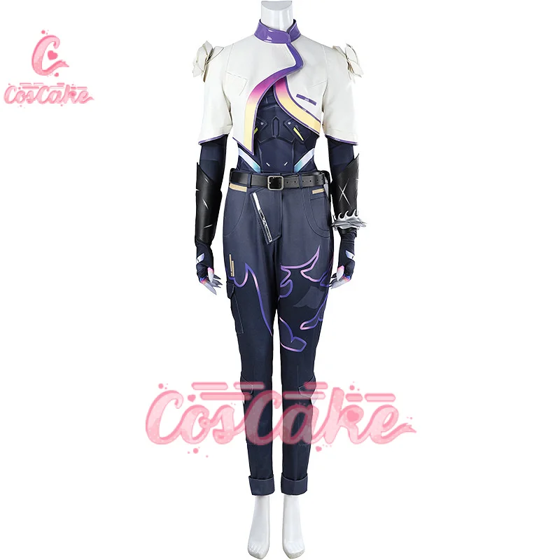 Костюм для косплея Coscake Valorant Vyse униформа на Хэллоуин карнавал вечеринку