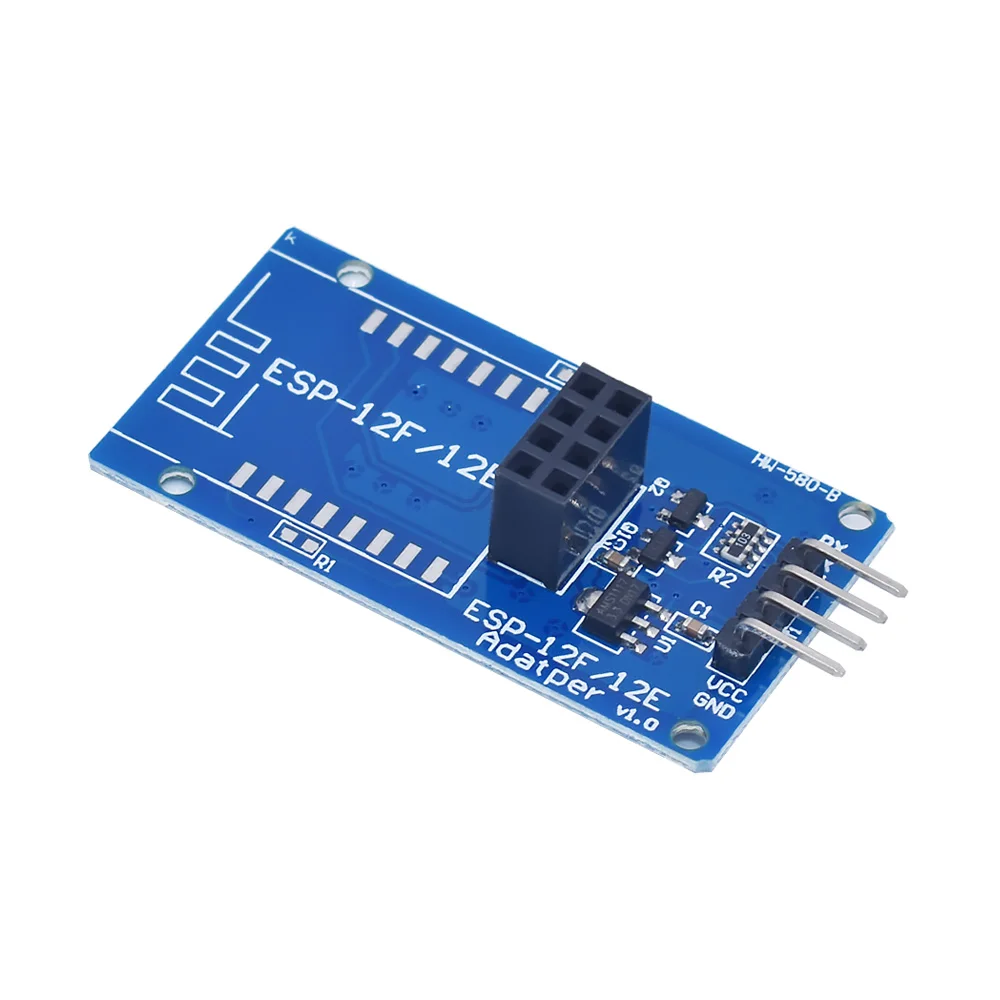 Модуль беспроводного адаптера ESP8266 Φ/12E Serial WiFi 3 В 5 Esp01 разрывная версия