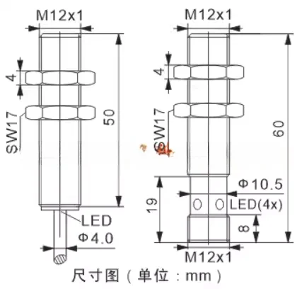 Магнитоэлектрический датчик скорости Mussy M16