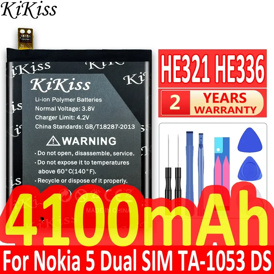 Аккумулятор KiKiss для Nokia 1/2/3/5 Dual SIM/6 2-го поколения 2018/N6/7