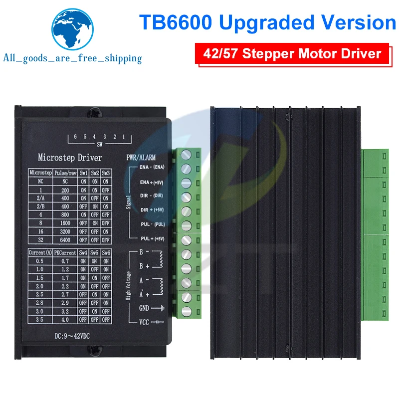 

Драйвер шагового двигателя GREATZT TB6600 для Nema 17/34